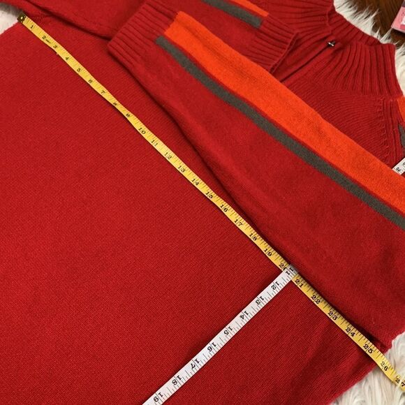 MERRELL quarter zip mock neck wool blend Raglan sleeve sweater men’s size XXL - Picture 8 of 10